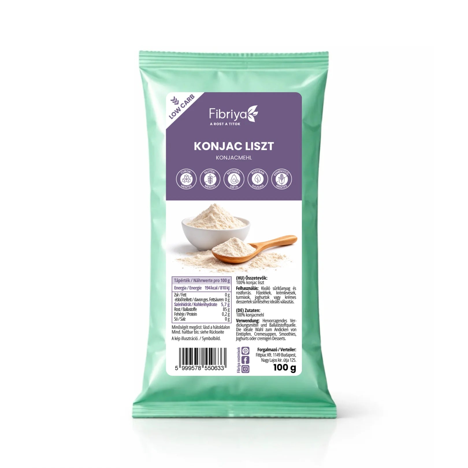 Fibriya Konjacmehl 100g
