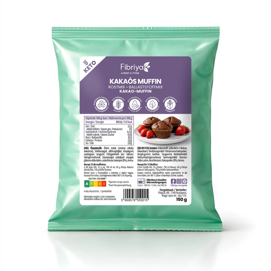 Fibriya Kakao-Muffin Keto Ballaststoffmix 150g