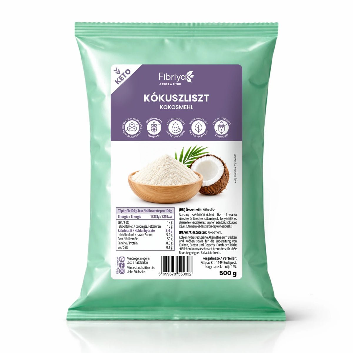 Fibriya Kokosmehl 500g