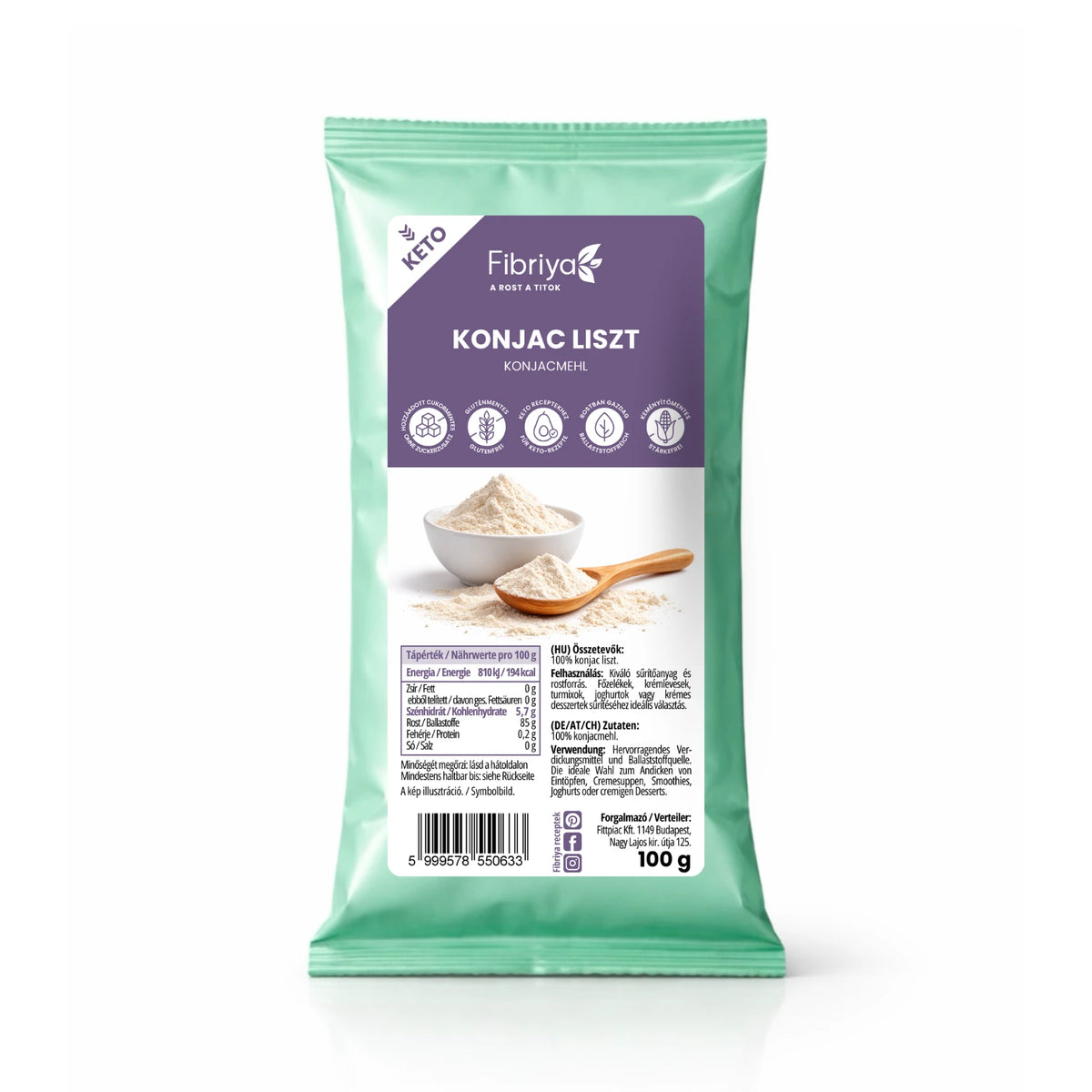 Fibriya Konjacmehl 100g